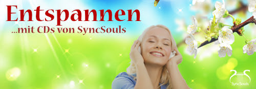 Verschenken sie Entspannung auf CD zu Weihnachten - mit den Hörbüchern und der Musik von SyncSouls
