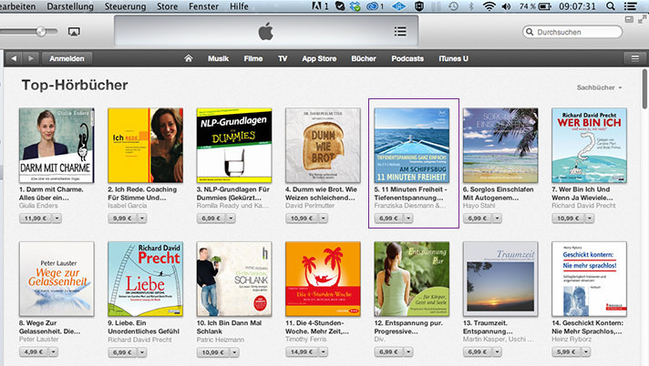 Restaurate! Selbstbewusstsein Platz 1 iTunes Ratgeber Charts