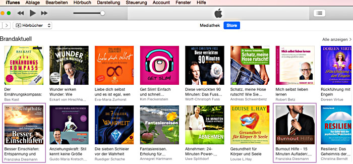 Syncsouls Bestseller sind brandaktuell bei iTunes Hörbüchern